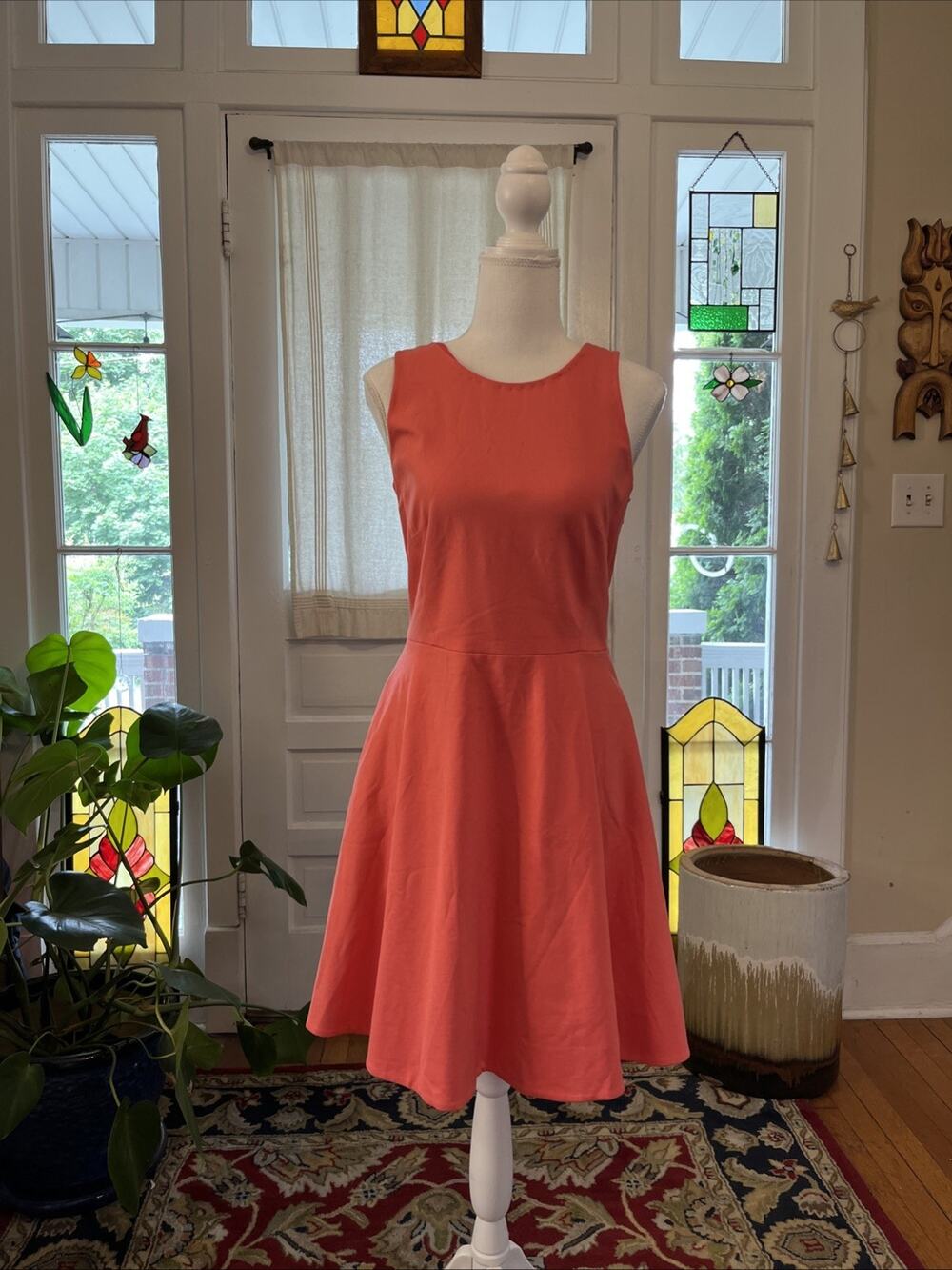 Kate Spade New York Sz 6 Sleeveless Bow Back‎ Sheath Mini Dress Pink S Classic